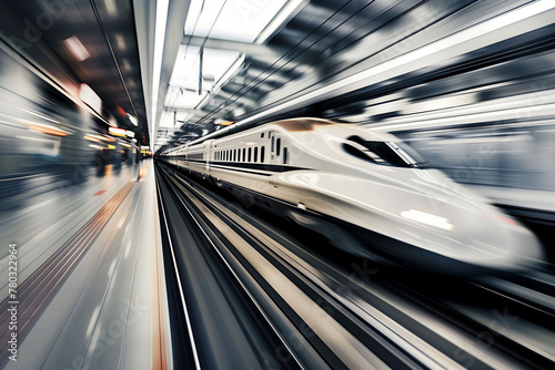 Velocity Vortex: The Rush of a High-Speed Train