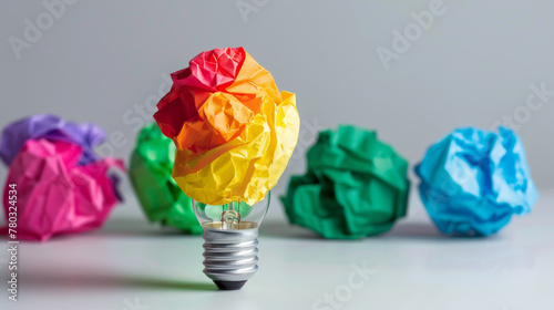 Light bulb idea refers to the concept of a bright and innovative idea, which serves as an inspiration for creativity and progress