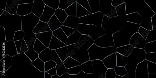 Black background gradient stroke broken glass effect vector digital art background for desktop