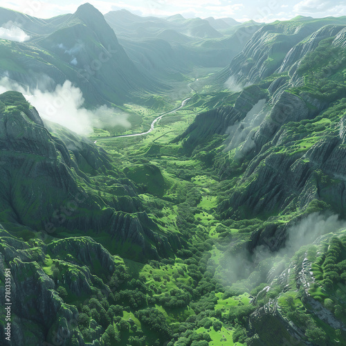 view from the mountain