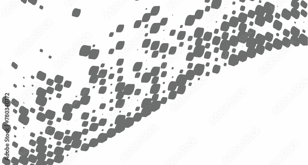 black and white background with dots