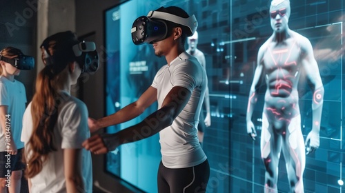Nextgen athletes training in a virtual reality environment