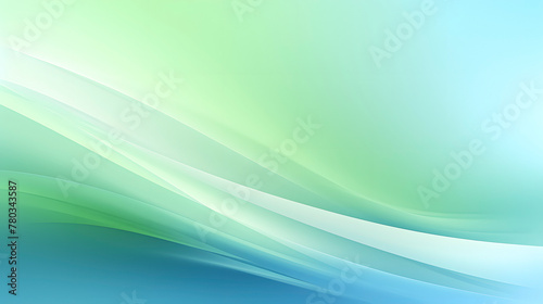 Digital blue green white gradient curve abstract graphic poster web page PPT background