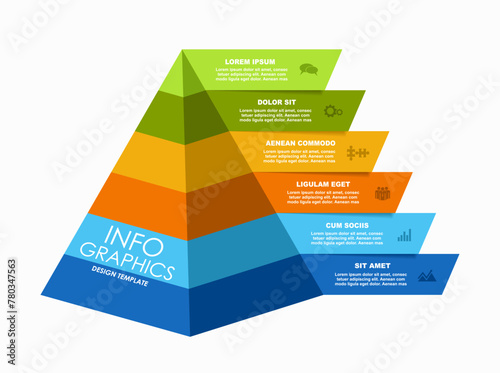 Infographic design template with place for your data. Vector illustration.