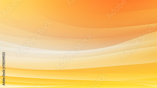 Digital yellow orange white gradient curve abstract graphic poster web page PPT background