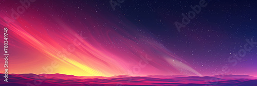 beautiful abstract purple, pink and yellow gradient clouds on blue sky background, pink yellow aurora, colorful sky wave background, background with space and star, nebula
