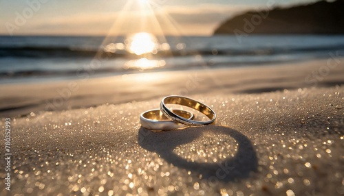 Under the Sun: Wedding Rings Symbolizing Everlasting Devotion