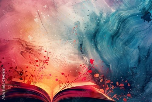 abstract background for World Book Night photo