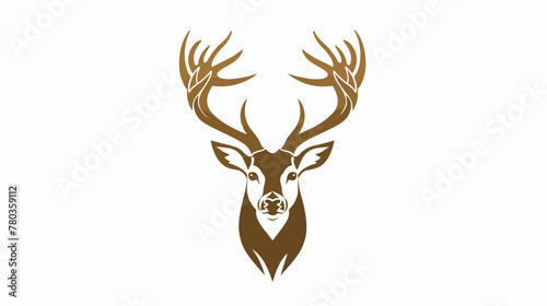 Deer Logo Template vector icon illustration design fla © Casa