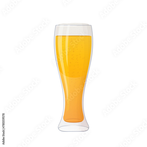 beer. alcoholic drink, hand drawn in cartoon style.