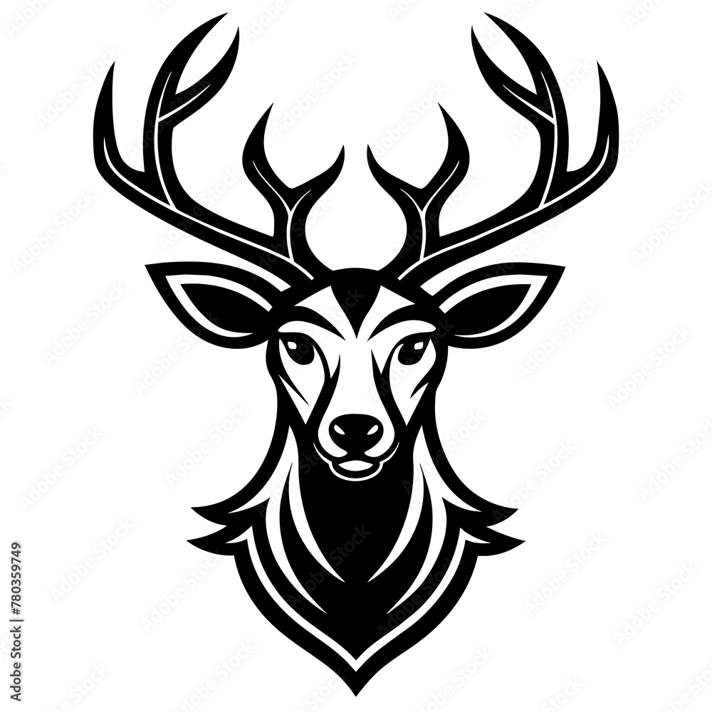 deer head vector deer head vector