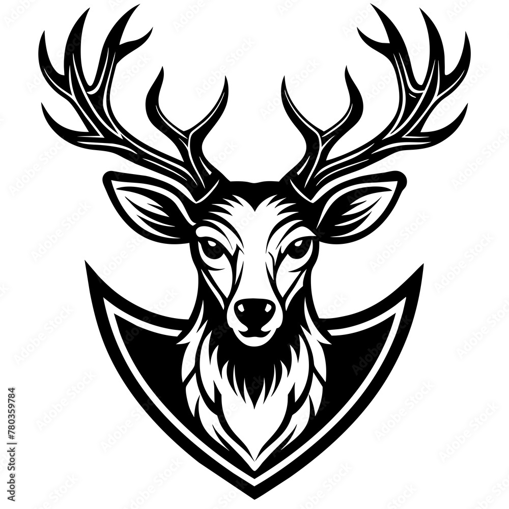 deer head vector deer head vector