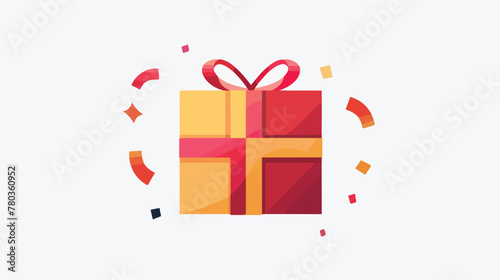 Gift card icon vector illustration logo template isolated