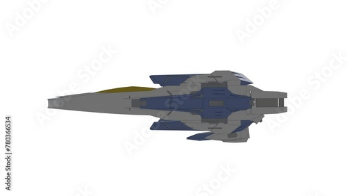 Sci Fi Style Jet Fighter