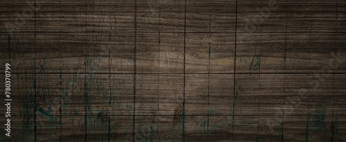 Dark wood background, old black wood texture for backgroun photo