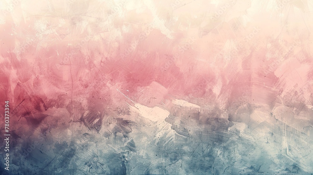 A grungy textured gradient shifting from warm pink to cool blue tones, suggesting an abstract, weathered surface..