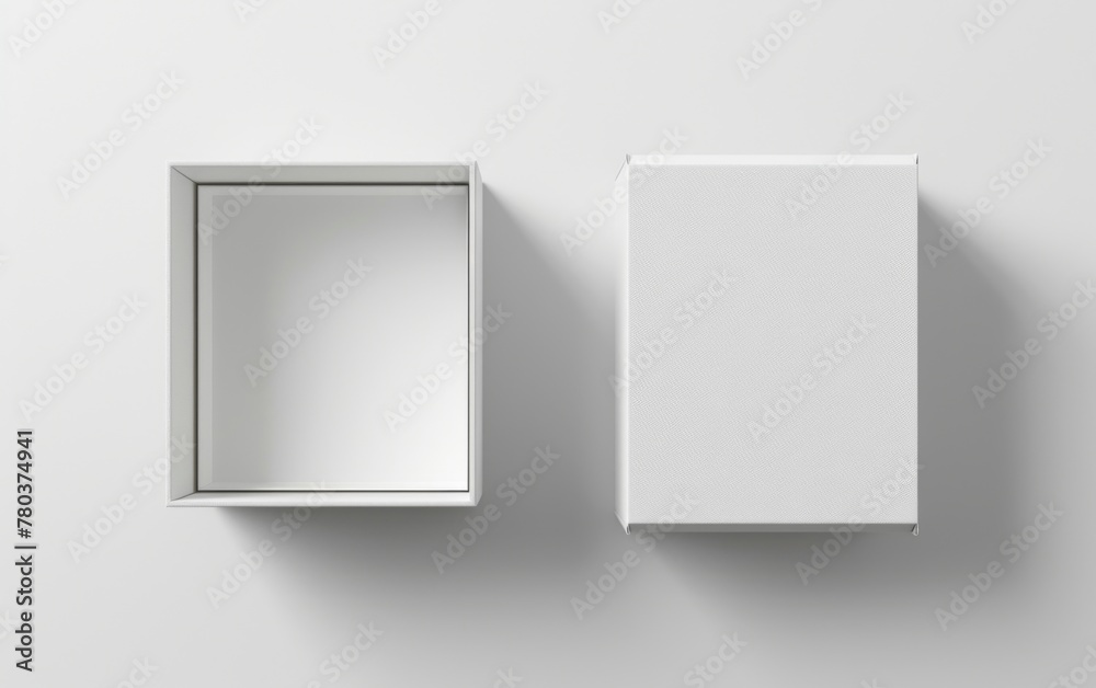 Packaging or box mockup. Empty blankk space 3d rendering object Packaging or box mockup. Empty blankk space 3d rendering object