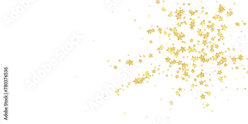 Magic stars vector overlay.  Gold stars scattered