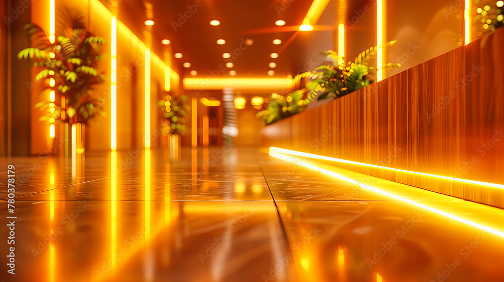 Modern Building Corridor Illuminated by Natural Light, Offering a Perspective on Innovative Architecture and Interior Design Modern Building Corridor Illuminated by Natural Light, Offering a Perspective on Innovative Architecture and Interior Design