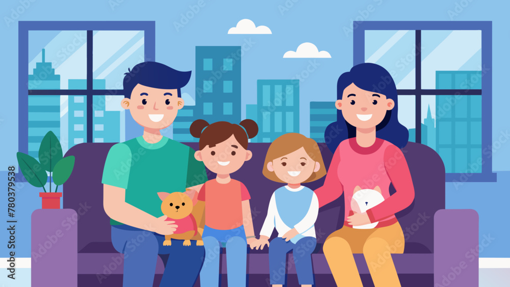 happy family vector illustration happy family vector illustration