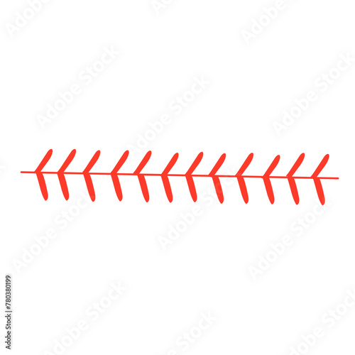 Baseball Stitch Pattern Vector