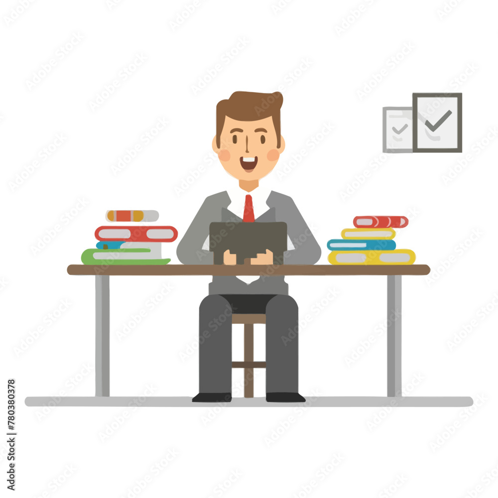 Accountant Illustration Accountant Illustration