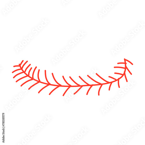 Baseball Stitch Pattern Vector