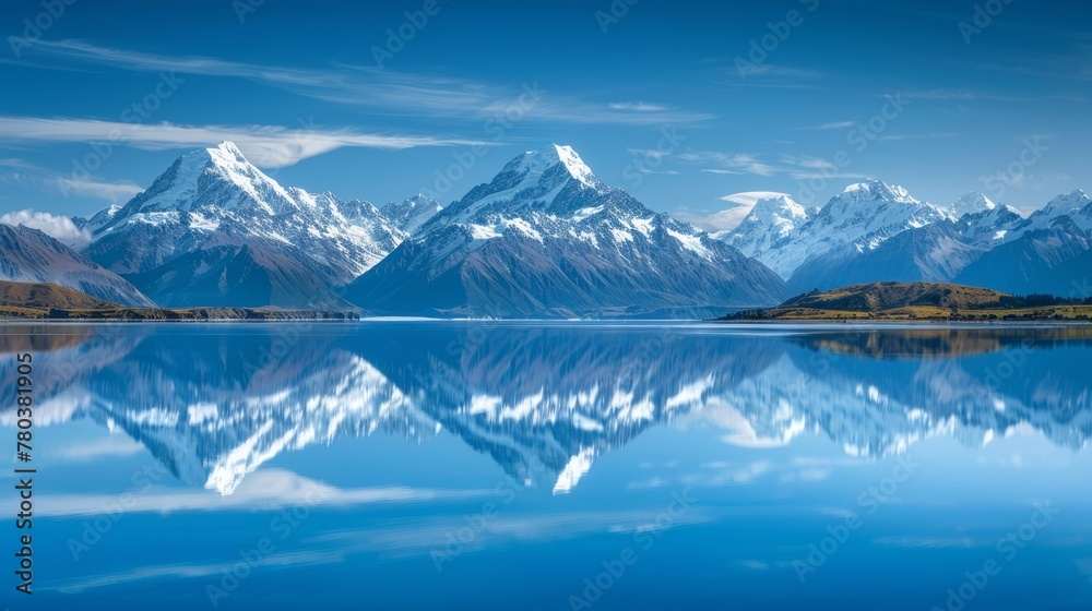 custom made wallpaper toronto digitalSnow, blue sky and water