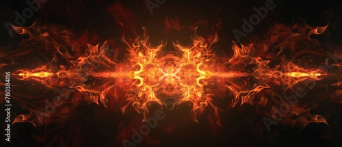 Flame heat fire abstract background black background,Fiery particles. The beginning of the explosion. Abstract background with flame particles on a black background,art fire abstract pattern