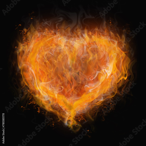 Flammen Herz 1