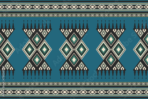 Ethnic pattern.beautiful pattern. folk embroidery,bohemian style,aztec geometric art ornament print.ethnic abstract Inkatha art.Seamless fabric.design for fabric, carpet, wallpaper, clothing	