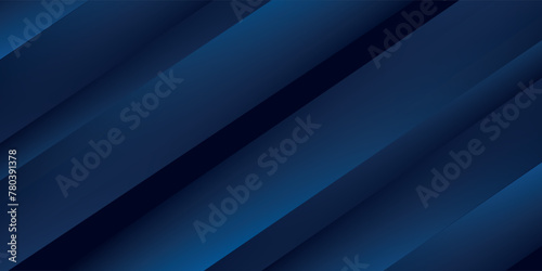 Dark blue modern business abstract background. Vector illustration design for presentation, banner, cover, web, flyer, card, poster, wallpaper, texture, slide, magazine, and powerpoint photo