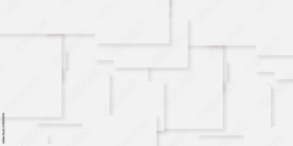 Abstract square background. White and grey geometric pattern texture. vector art illustration Abstract square background. White and grey geometric pattern texture. vector art illustration