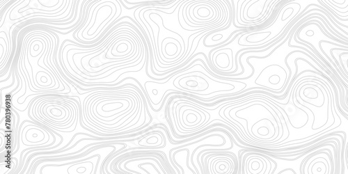 Abstract Contour Topographic Line Pattern in gray and White stock vector illustration stock vector illustration