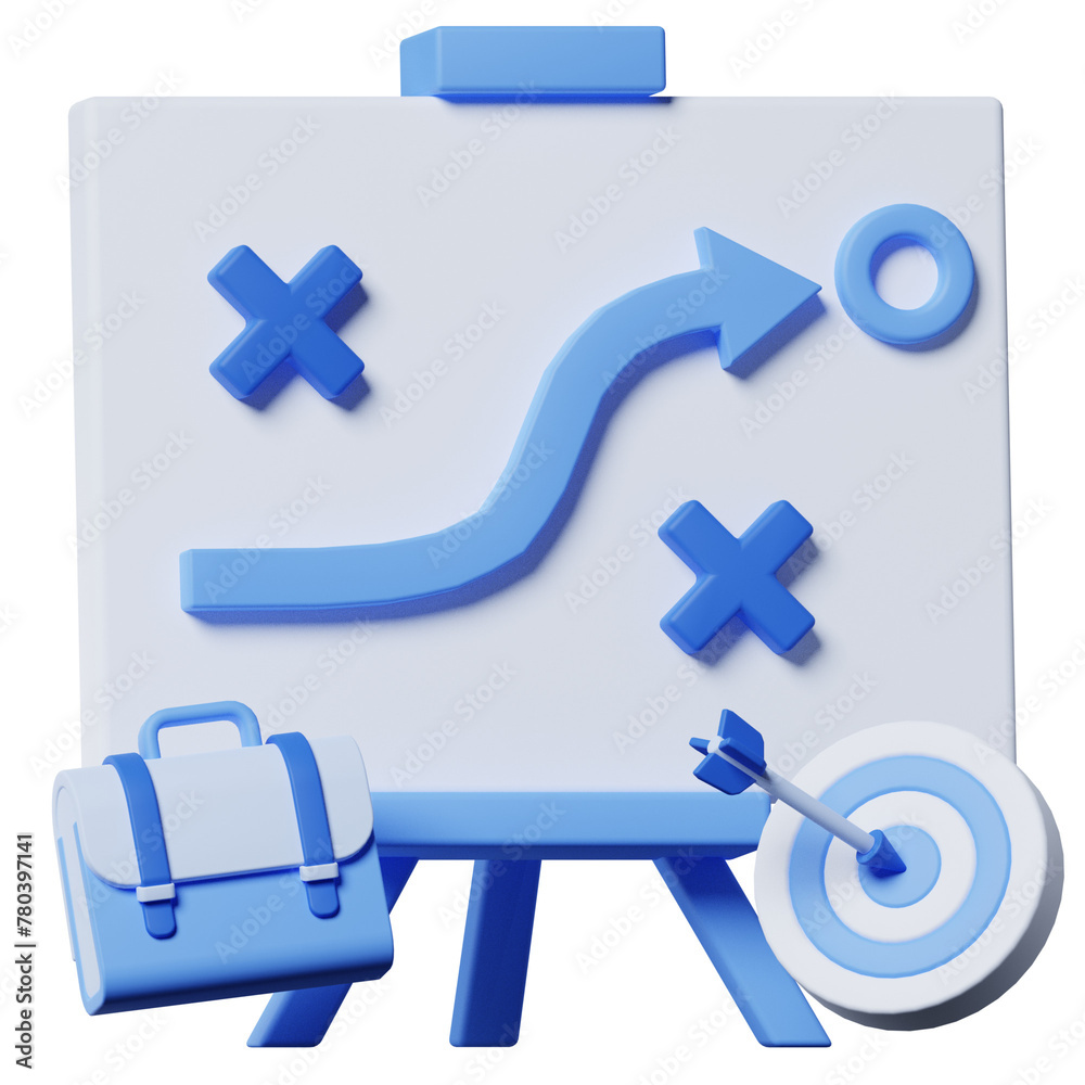 Analytic Strategy Business Start up 3D Analytic Strategy Business Start up 3D