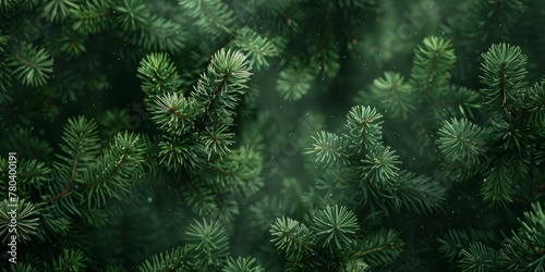 Abstract background centered around the theme of a pine tree