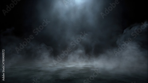 fog on a black background