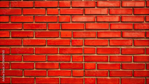 AI-generated illustration of a red brick wall textured background