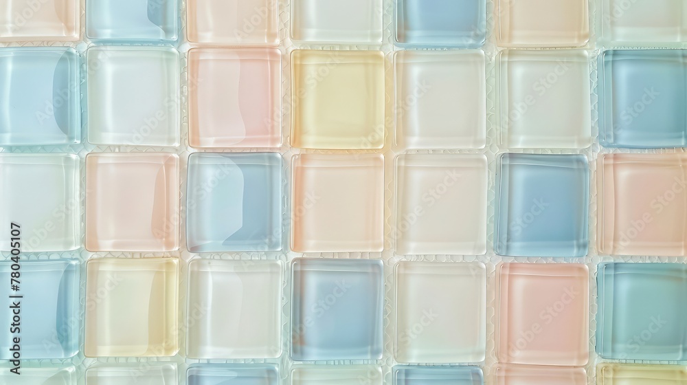 An abstract background with square boxes in soft, light colors. The squares are arranged in a flowing pattern An abstract background with square boxes in soft, light colors. The squares are arranged in a flowing pattern