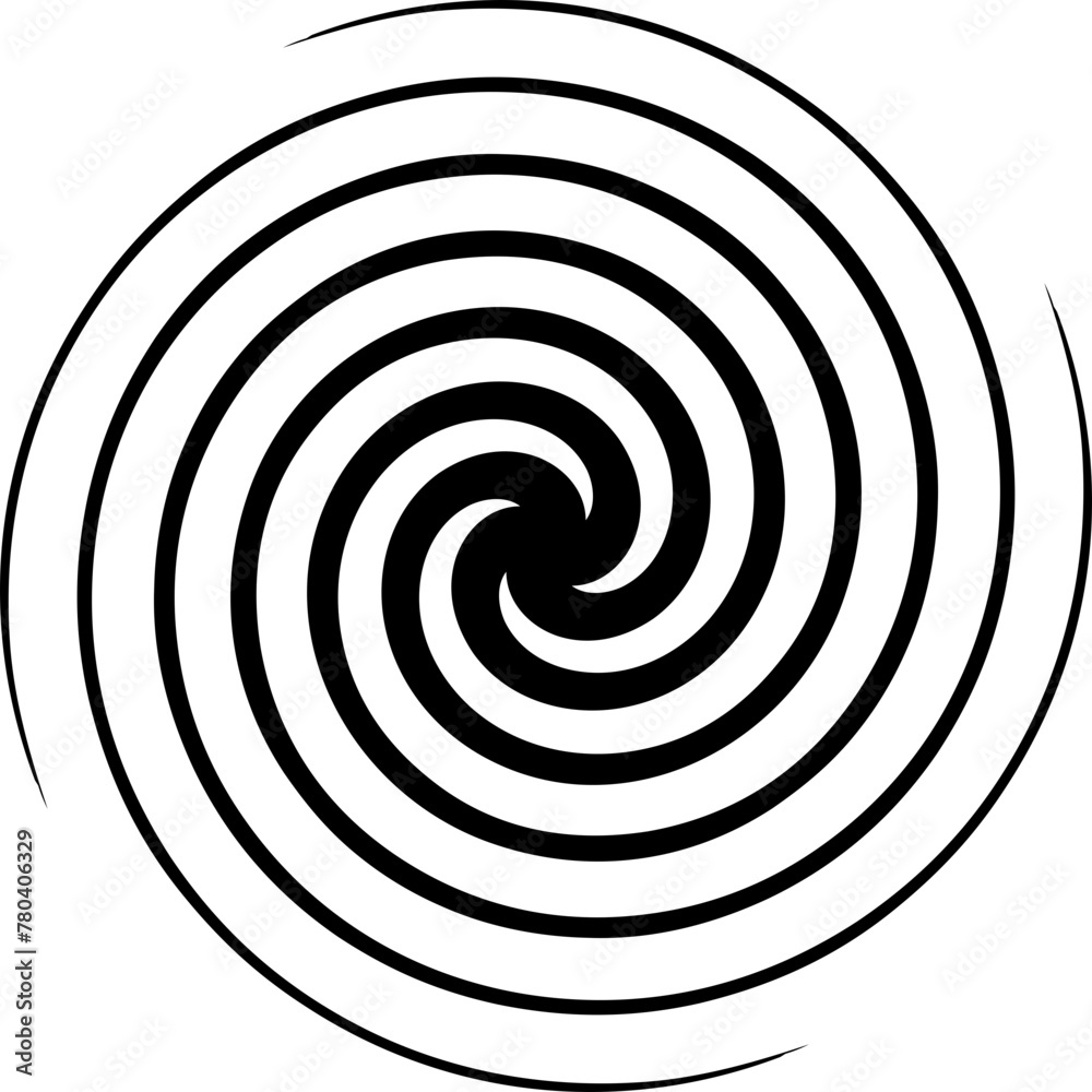 Abstract Spiral Lines Shape Ornament Abstract Spiral Lines Shape Ornament