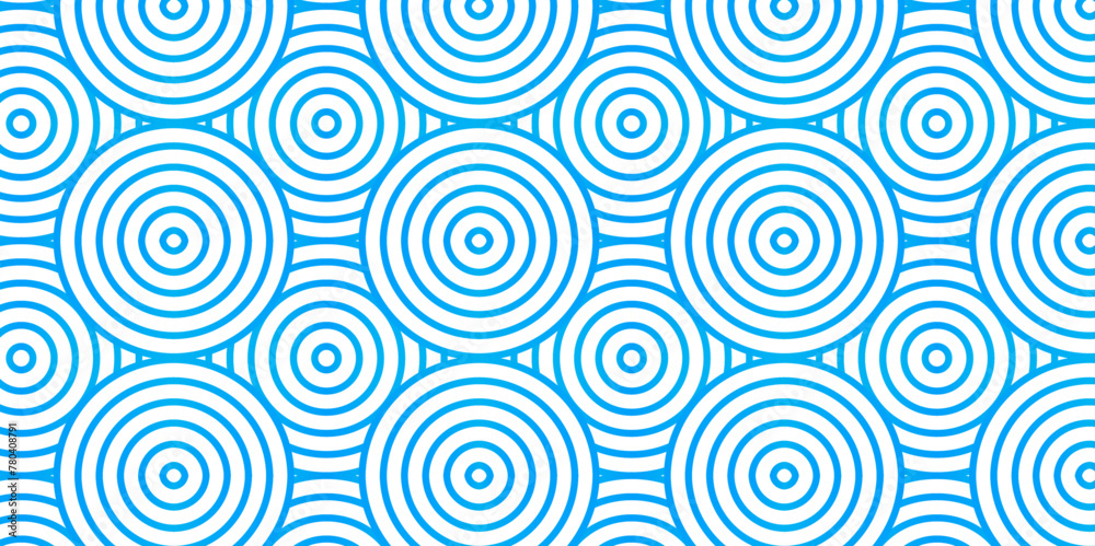 Overlapping Pattern Minimal diamond geometric waves spiral transparent and abstract circle wave line. blue seamless tile stripe geometric create retro square line backdrop pattern background.