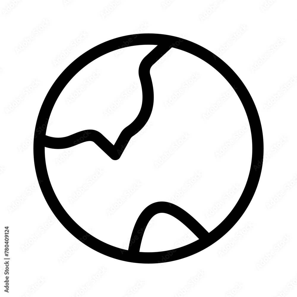 earth icon or logo isolated sign symbol vector illustration - high quality black style vector icons earth icon or logo isolated sign symbol vector illustration - high quality black style vector icons