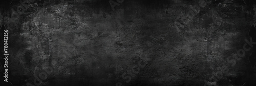 Black grunge texture abstract background. dark black wall texture, vintage wall, banner, Copy space. © Nice Seven