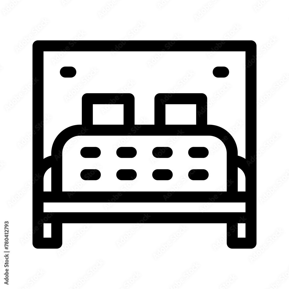 hotel icon or logo isolated sign symbol vector illustration - high quality black style vector icons