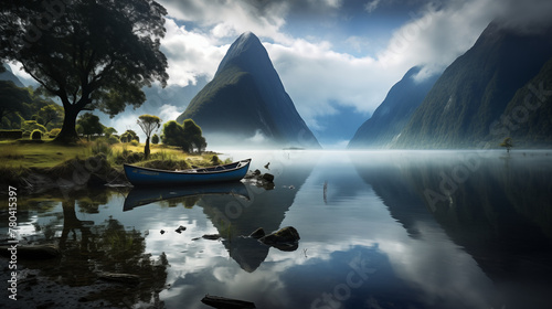 Milford Sound's Mystic Veil: Rain & Mist Weave an Ethereal Tapestry
