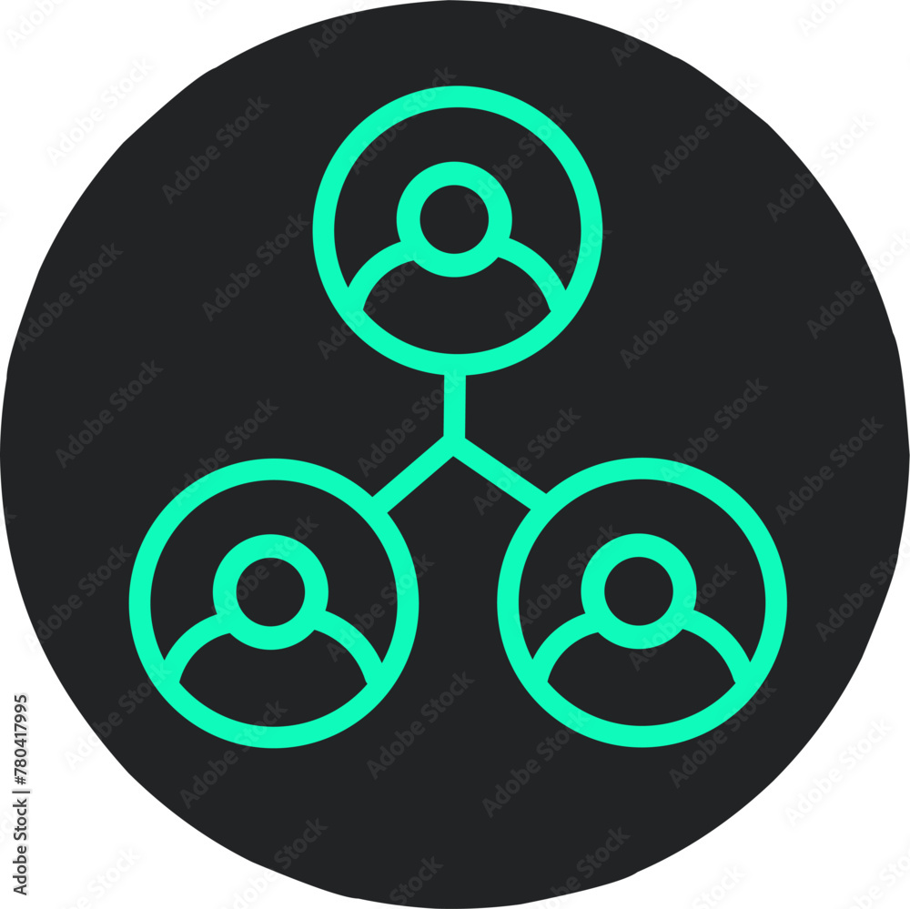 people netword icon, business network isolated design people netword icon, business network isolated design