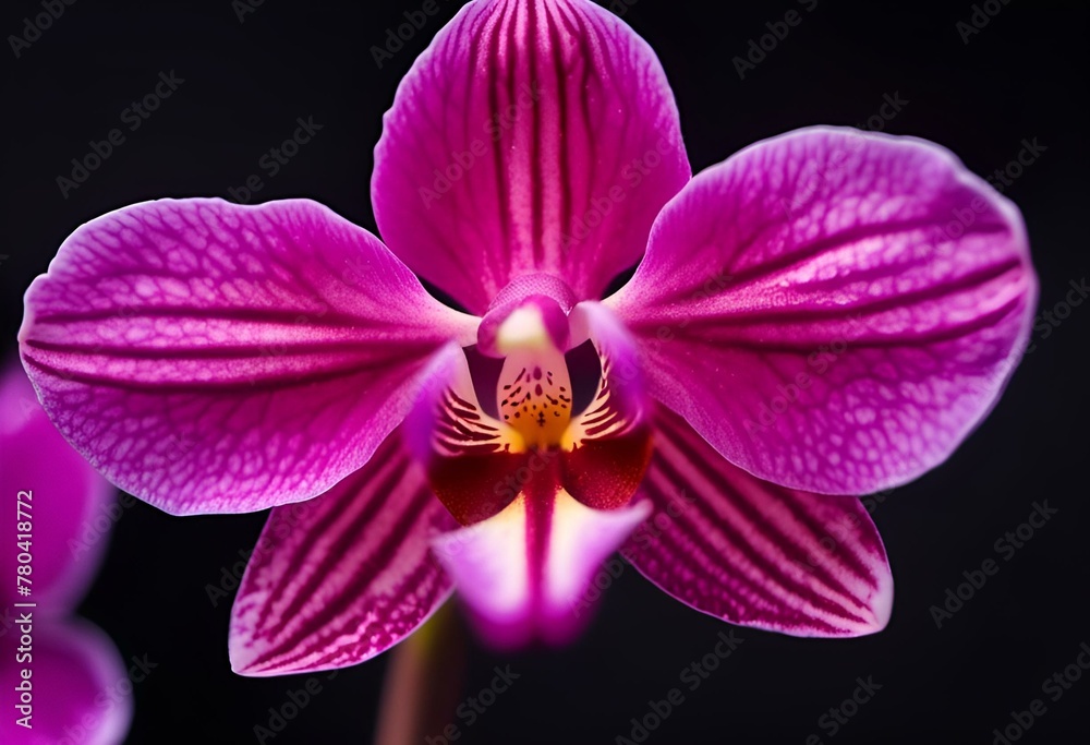 AI-generated illustration of a Close-up of blooming Phalaenopsis flowers AI-generated illustration of a Close-up of blooming Phalaenopsis flowers