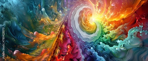 A luminous tapestry of color unfolds before the eyes  each thread a shimmering testament to the beauty of the universe.