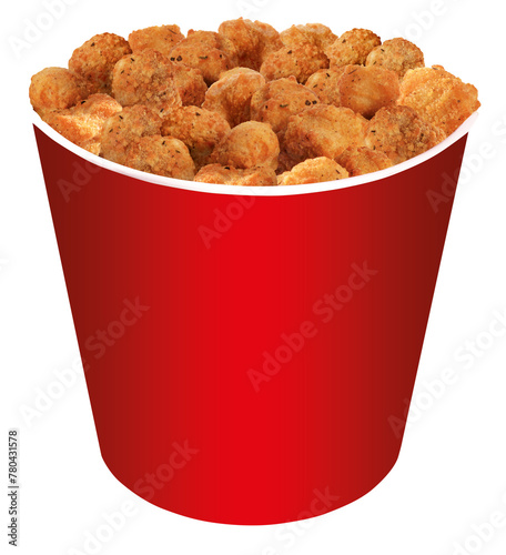 Chicken Bucket mit Chicken Popcorn