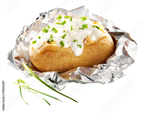 Ofenkartoffel mit Quark